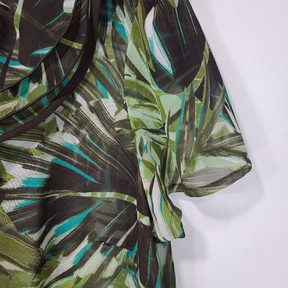 East 5th Green and Brown Button Down Shirt - Picture 9 of 9